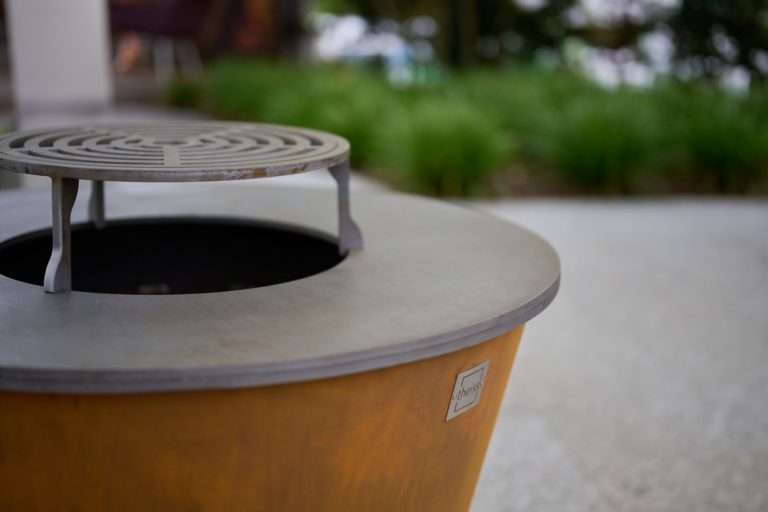 Feuergrill Grilo R (rund) mit Grillrost von Theiss